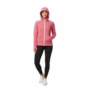 217. Lululemon Pink Zip-Up Hoodie – Size Medium